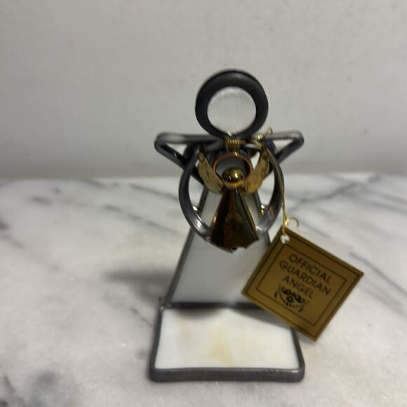 Official guardian angel stained glass angle figurine new - Picture 5 of 5